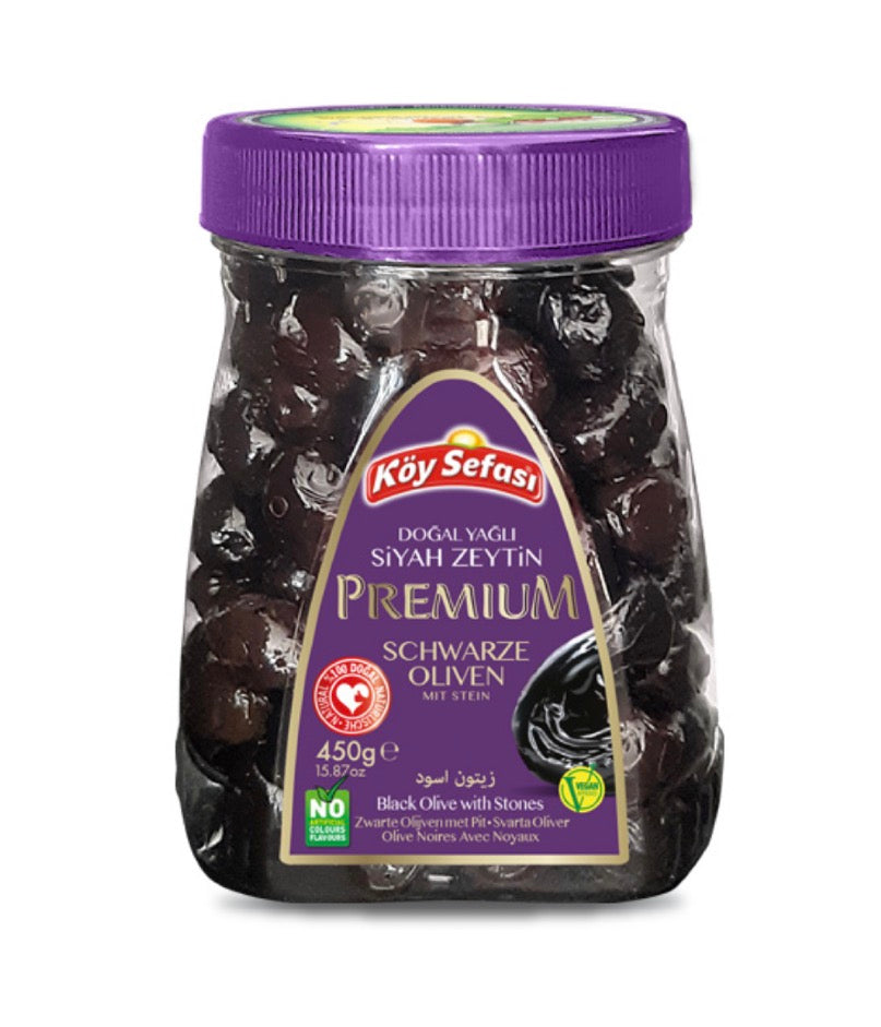 Koy Sefasi Premium Black Olives - 450g