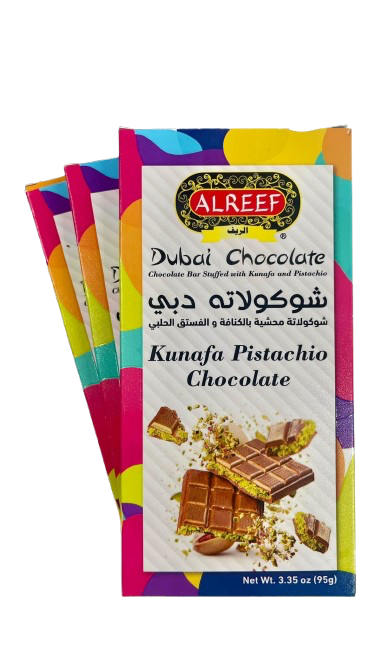 Alreef Kunafa Pistachio Chocolate - 95g