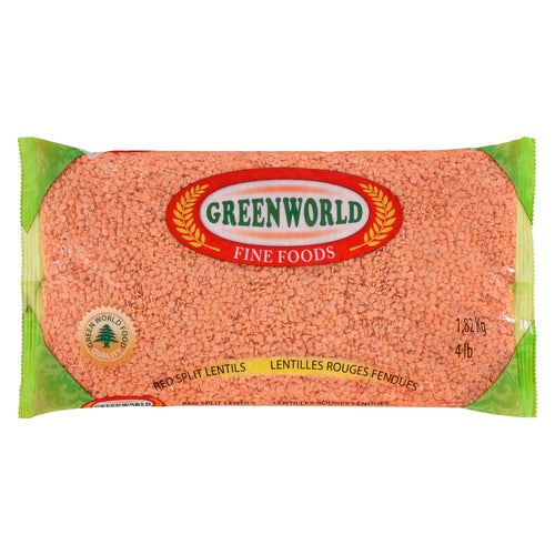 Greenworld Red Split Lentils - 907g