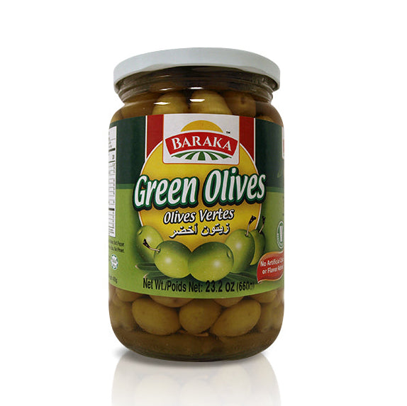 Baraka Green Olives - 660g