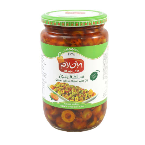 Alahlam Green Olive Salad - 675g