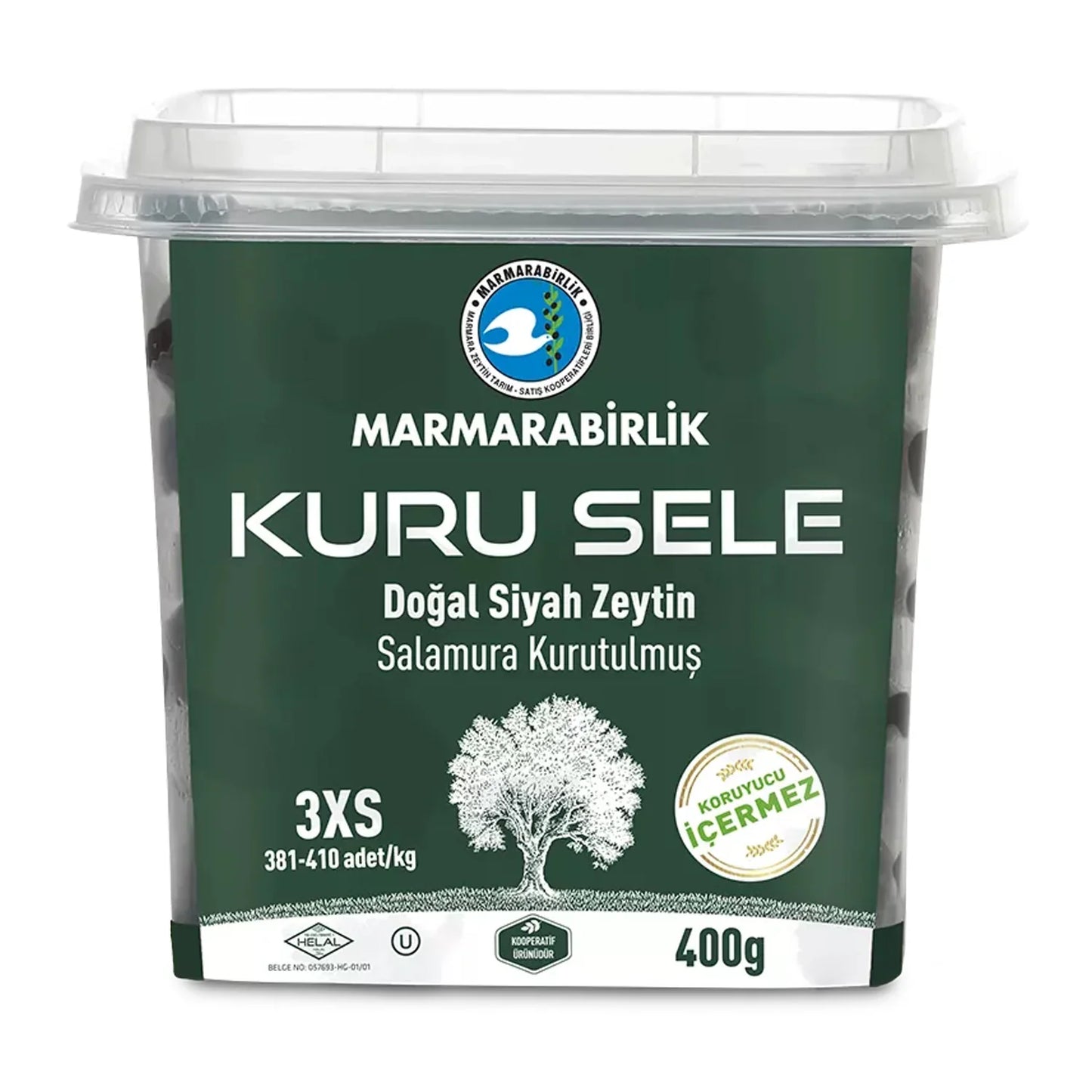 Marmarabirlik Kuru Sele Olives (3XS) - 400g