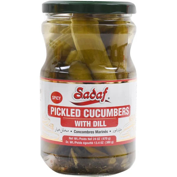 Sadaf Cucumber Spicy - 670g