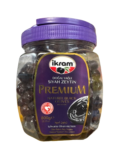 Ikram Black Olives - 800g