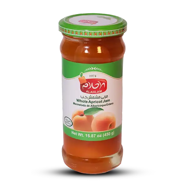 Alahlam Whole Apricot Jam - 450g