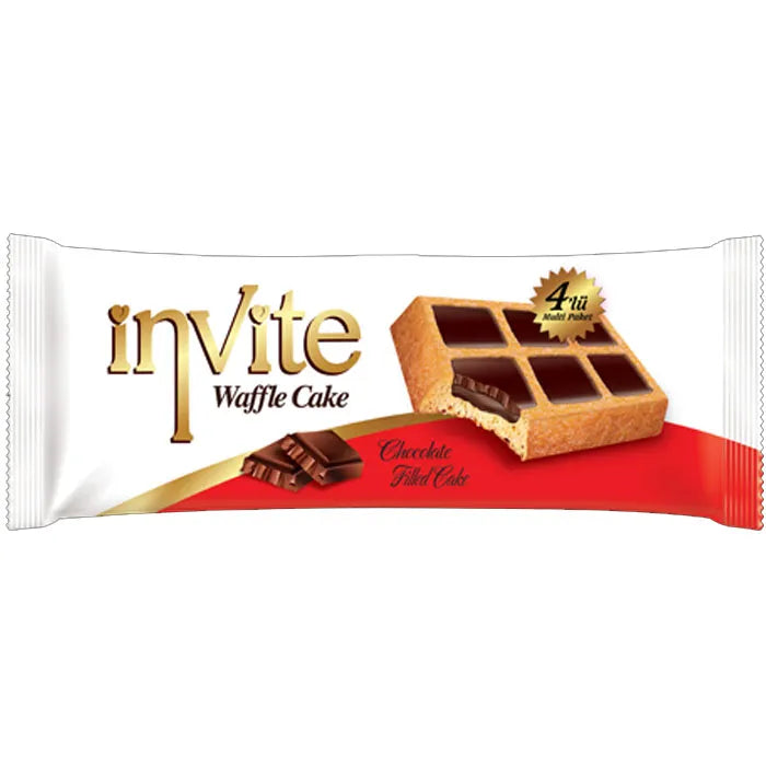 Simsek Invite Chocolate Waffle - 4ct