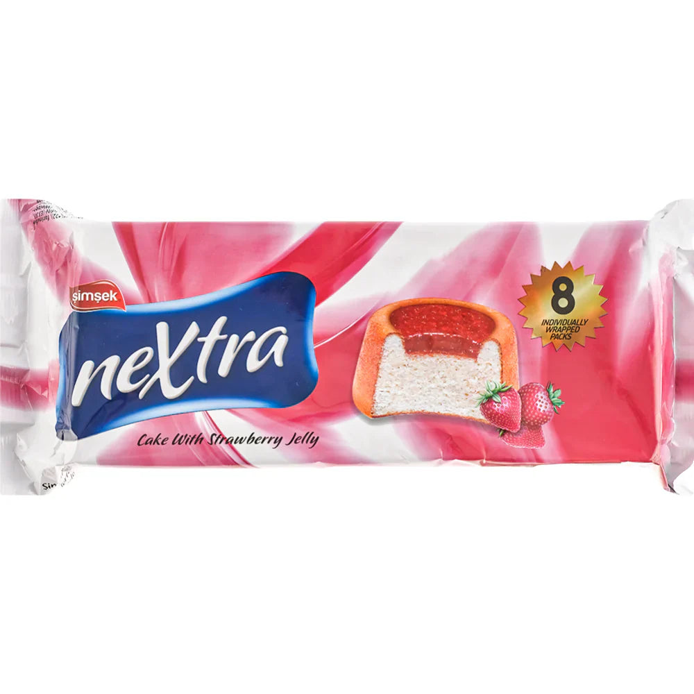 Simsek Nextra Strawberry Cake - 8ct