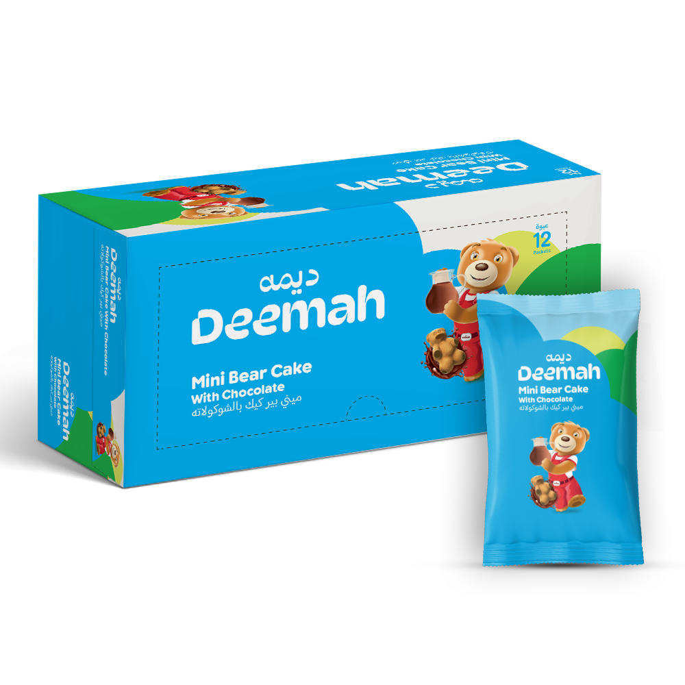 Deemah Mini Bear Cake - 12ct