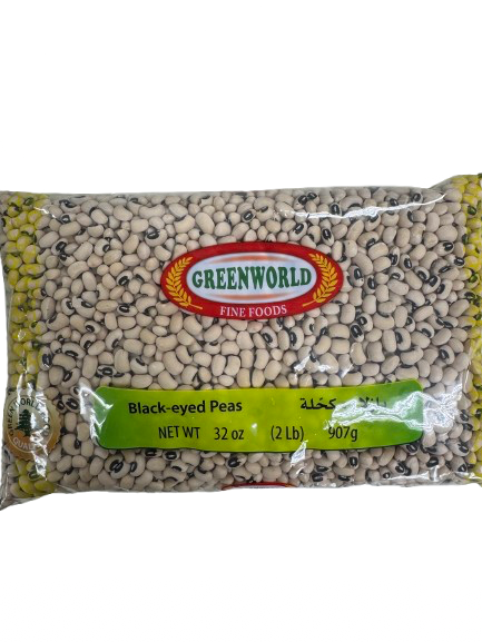 Greenworld Black-Eyed Peas - 907g