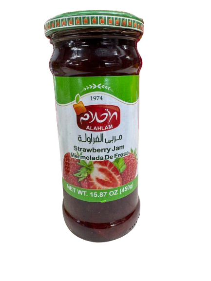 Alahlam Strawberry Jam - 450g