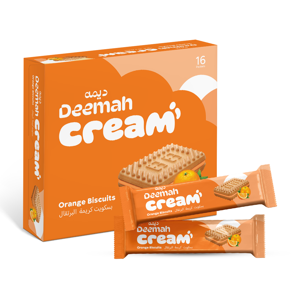 Deemah Orange Biscuits - 12ct