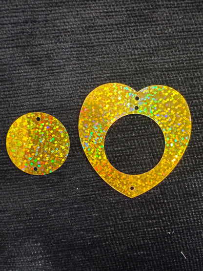 Heart Shaped Sequins - 0.5kg