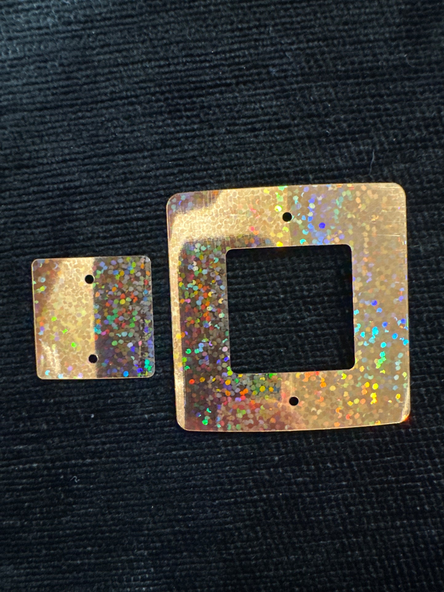 Square shaped sequins - 0.5kg