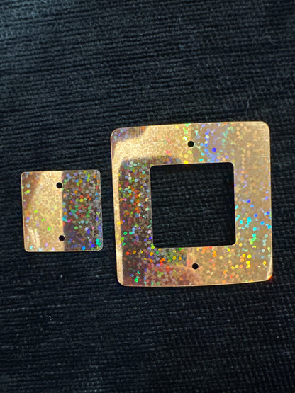 Square shaped sequins - 0.5kg