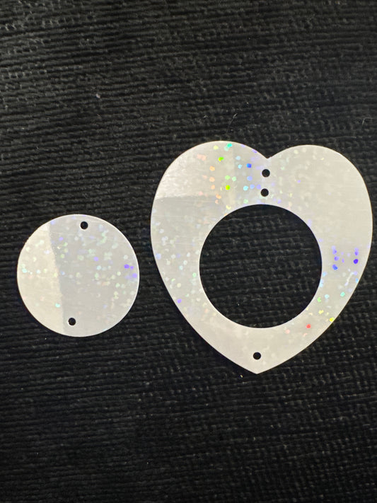 Heart Shaped Sequins - 0.5kg