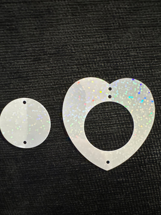 Heart Shaped Sequins - 0.5kg