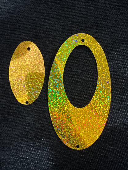 Large Oval Shaped Sequins - 0.5kg