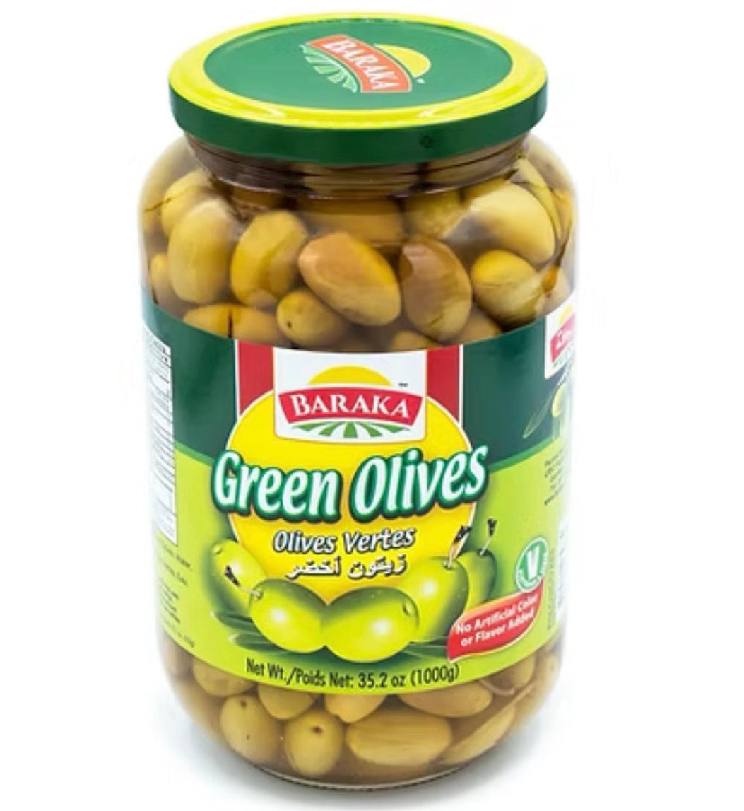 Baraka Green Olives - 1000g