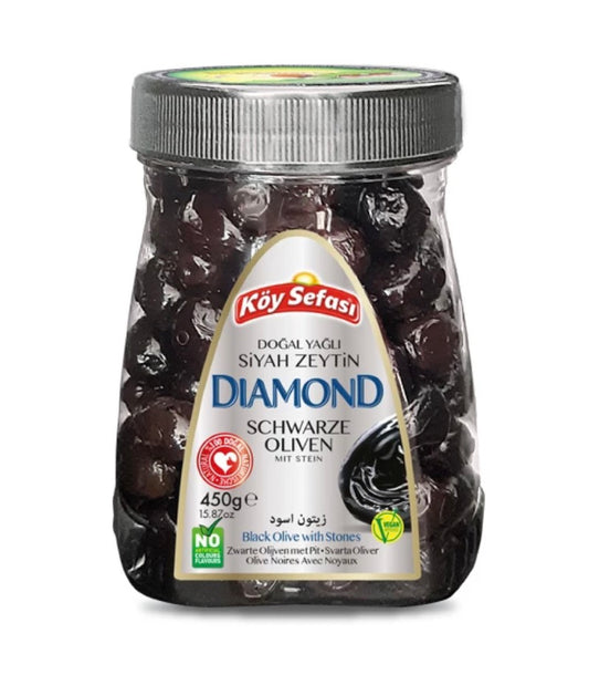 Koy Sefasi Diamond Black Olives - 450g