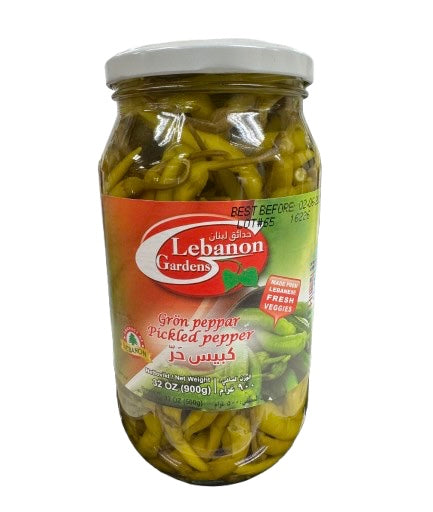 Lebanon Gardens Pickled Peppers - 900g