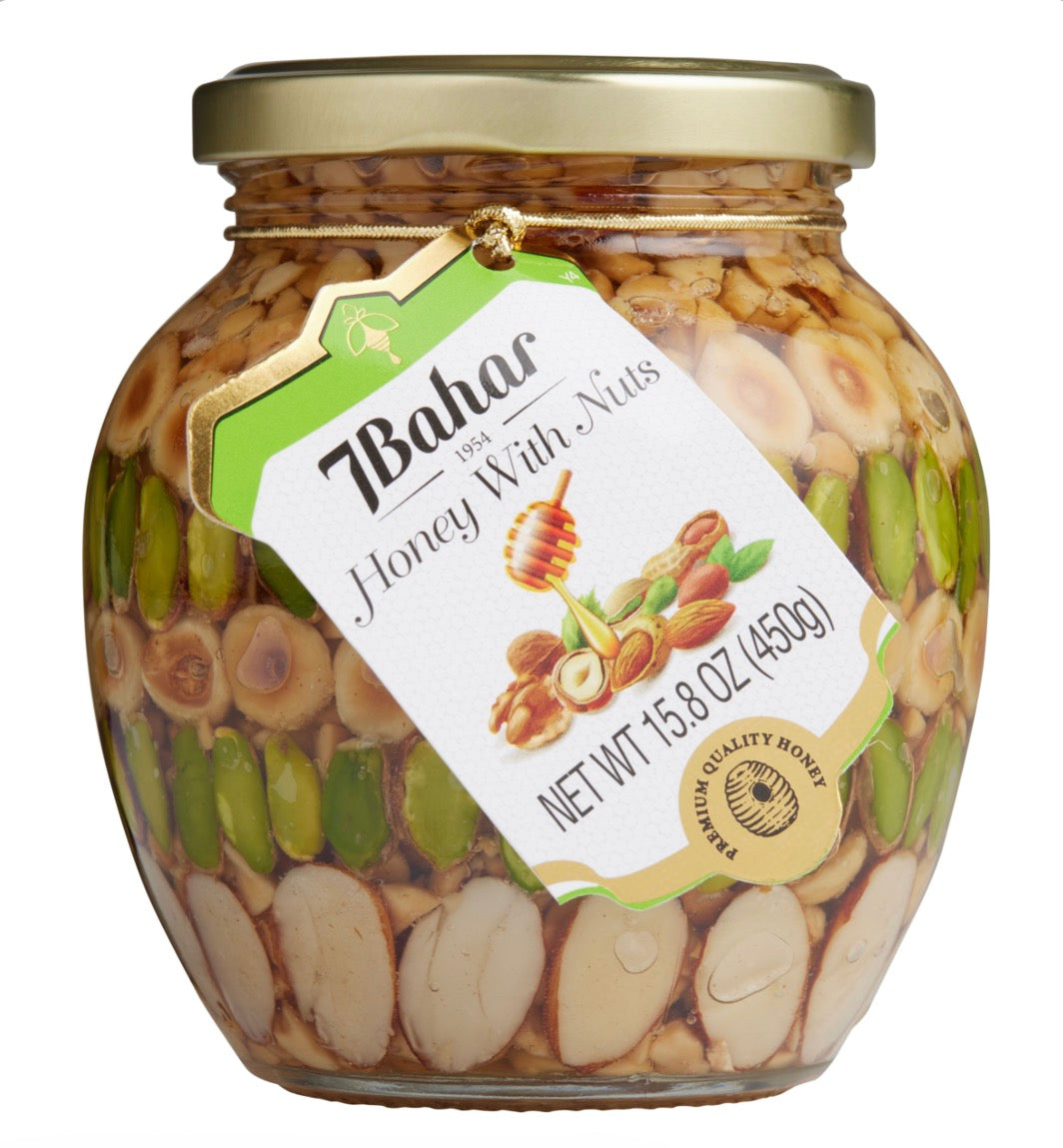 7Bahar Honey with Nuts - 450g