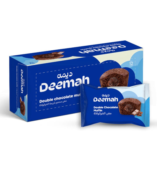 Deemah Double Chocolate Muffin - 12ct