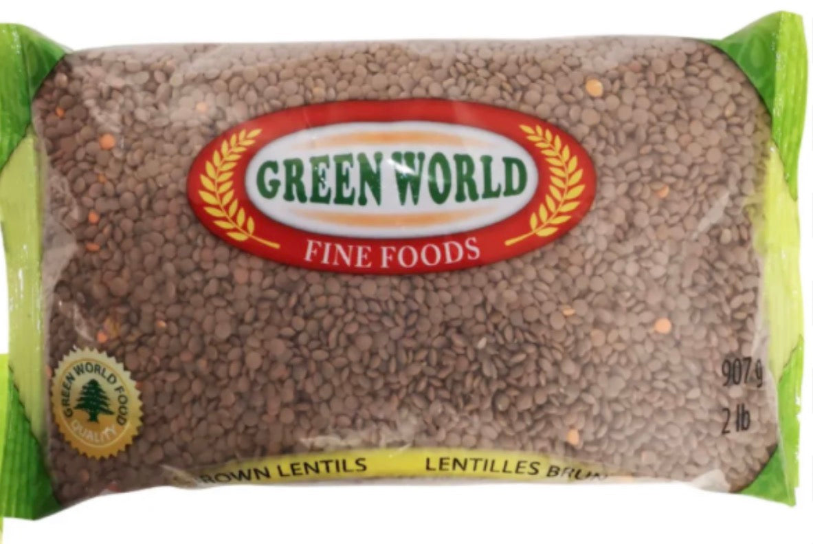 Greenworld Crimson Brown Lentils - 907g