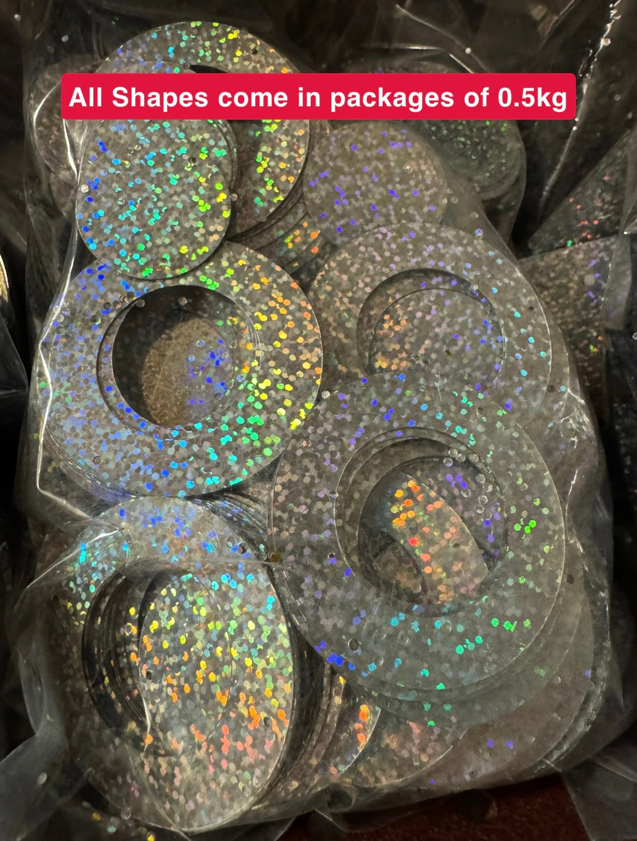 Leaf Shape Sequins - 0.5kg