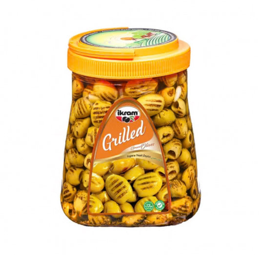 Ikram Grilled Green Olives - 1100g