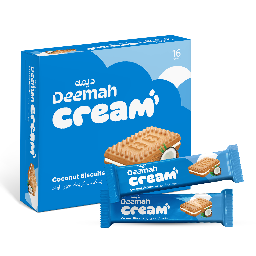 Deemah Coconut Biscuits - 12ct