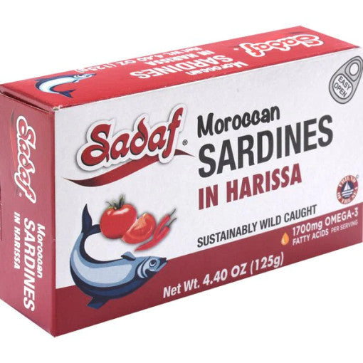 Sadaf Sardines in Harissa - 125g