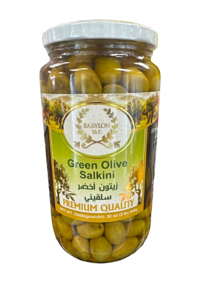 Babylon Salkini Green Olives - 908g