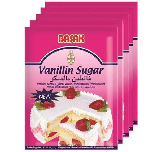 Basak Vanilla Sugar - 5x25g