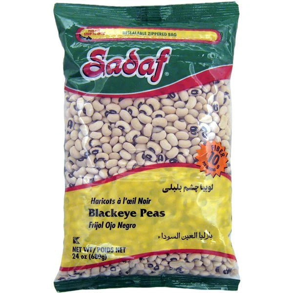 Sadaf Black Eyed Peas - 680g