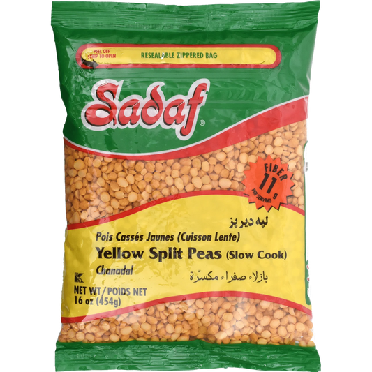 Sadaf Yellow Split Peas - 454g