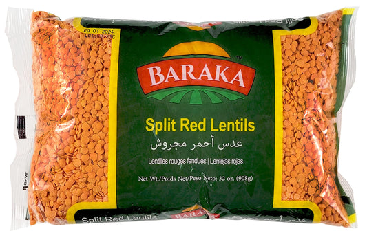 Baraka Red Lentils - 908g
