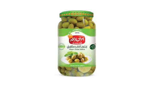 Alahlam Green Olives Salkini - 700g