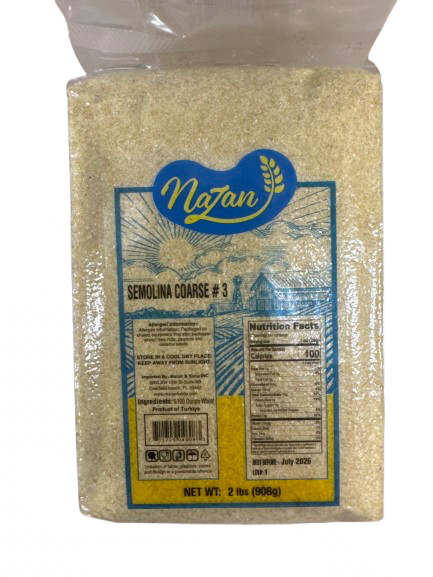 Nazan Semolina Coarse - 908g