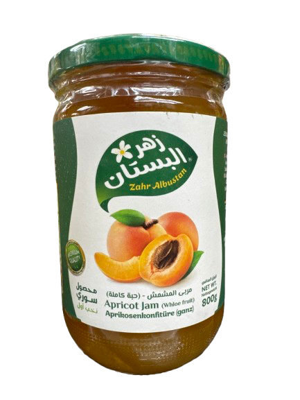 Zahr Albustan Whole Apricot Jam - 800g