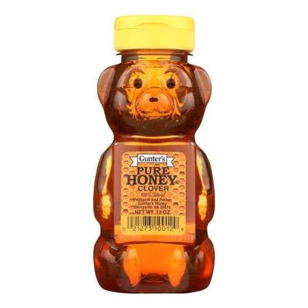 Gunter Clover Honey Bear - 340g