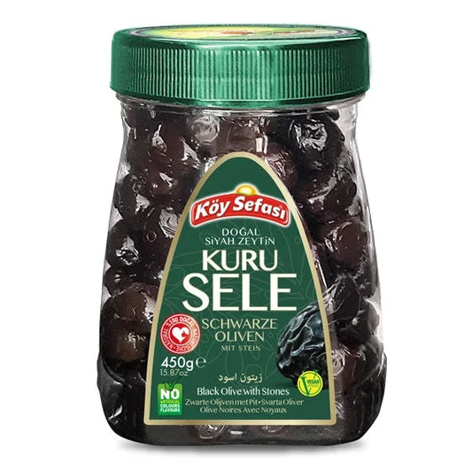 Koy Sefasi Kuru Sele Black Olives - 450g