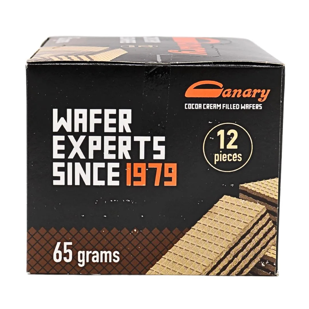 Canary Chocolate Filled Wafers - 12ct