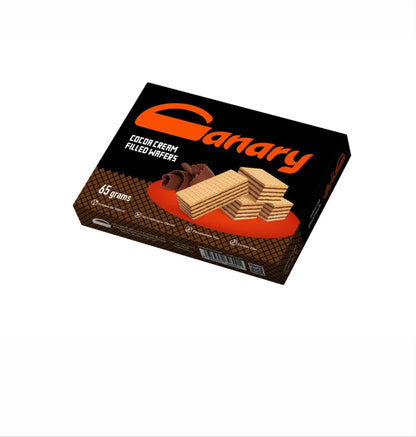 Canary Chocolate Filled Wafers - 12ct