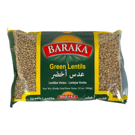 Baraka Green Lentils - 908g