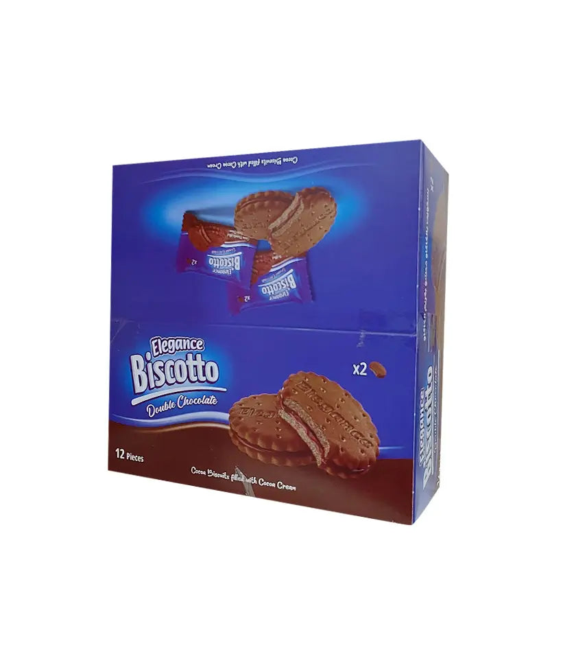 Elegance Biscotto Double Chocolate - 12ct