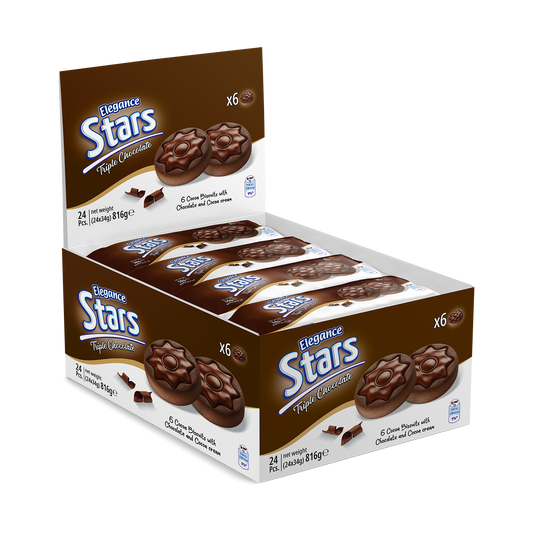 Elegance Stars Triplle Chocolate - 6*24ct
