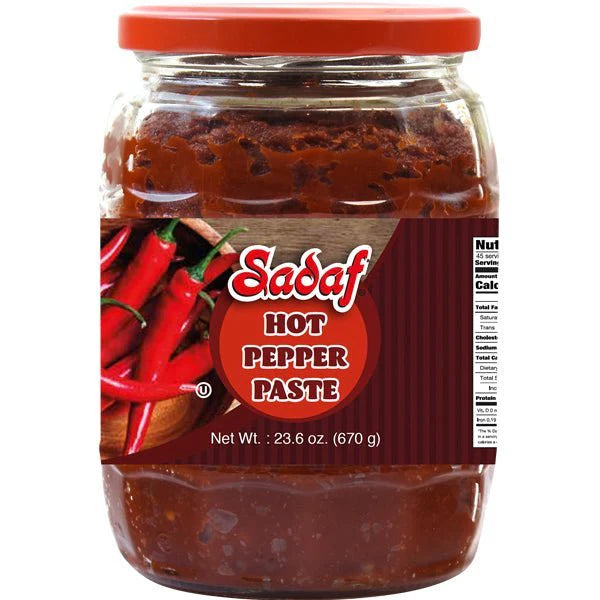 Sadaf Pepper Paste Hot - 680g