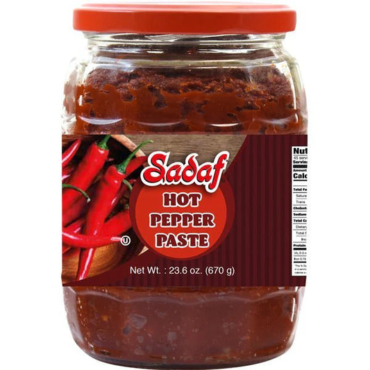 Sadaf Pepper Paste Hot - 680g