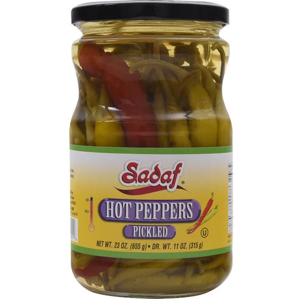 Sadaf Hot Peppers - 655g