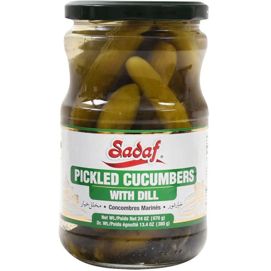 Sadaf Cucumber with Dill - 670g